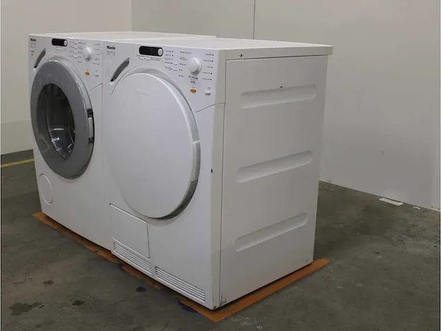 W 1713 softcare system wasmachine & miele t 7744 c softcare system droger - afbeelding 7 van  8