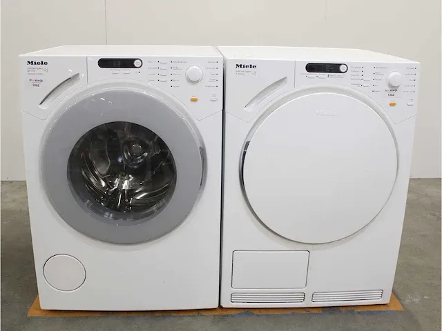 W 1713 softcare system wasmachine & miele t 7744 c softcare system droger - afbeelding 1 van  8