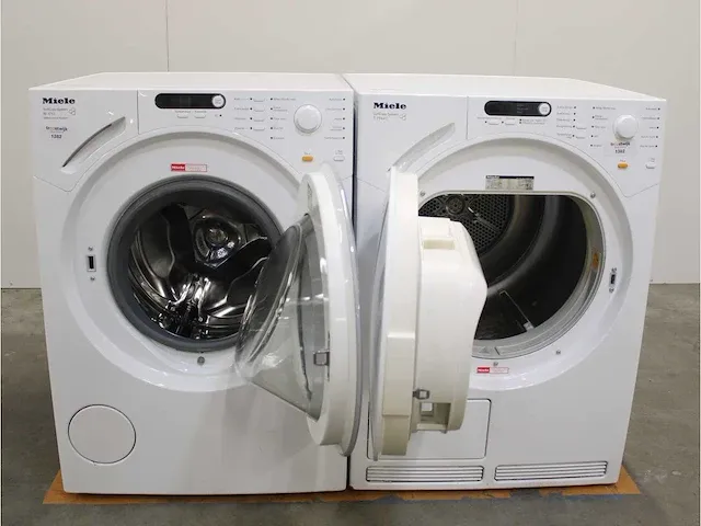 W 1713 softcare system wasmachine & miele t 7744 c softcare system droger - afbeelding 2 van  8