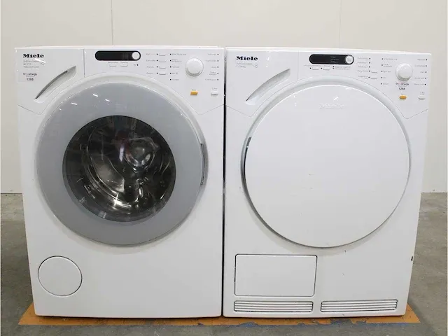 W 1713 softcare system wasmachine & miele t 7744 c softcare system droger - afbeelding 1 van  8