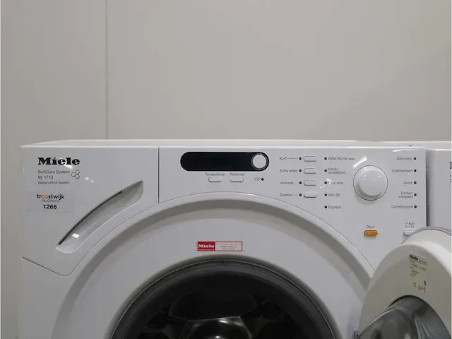 W 1713 softcare system wasmachine & miele t 7744 c softcare system droger - afbeelding 3 van  8