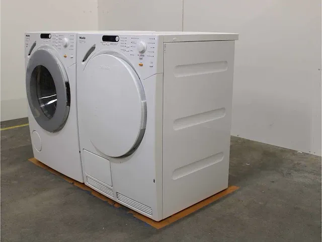 W 1713 softcare system wasmachine & miele t 7744 c softcare system droger - afbeelding 7 van  8