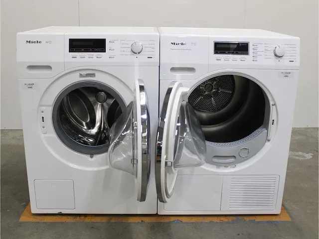 W 1713 softcare system wasmachine & miele t 7744 c softcare system droger - afbeelding 2 van  8
