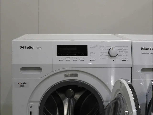 W 1713 softcare system wasmachine & miele t 7744 c softcare system droger - afbeelding 3 van  8