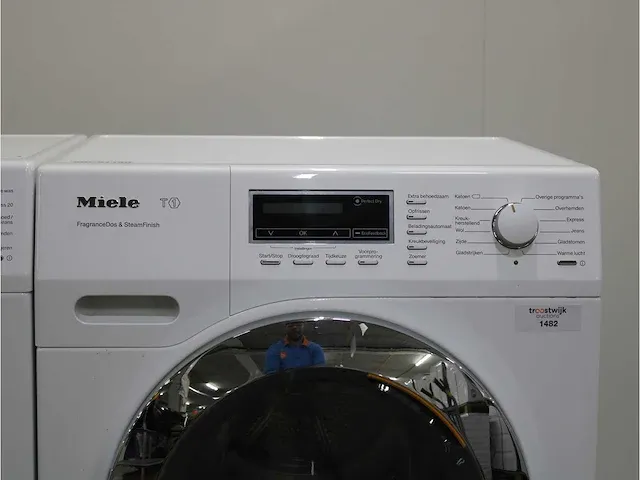 W 1713 softcare system wasmachine & miele t 7744 c softcare system droger - afbeelding 6 van  8
