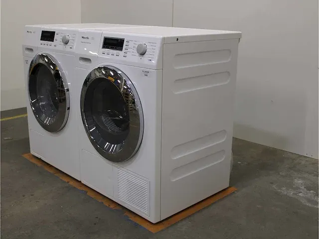 W 1713 softcare system wasmachine & miele t 7744 c softcare system droger - afbeelding 7 van  8