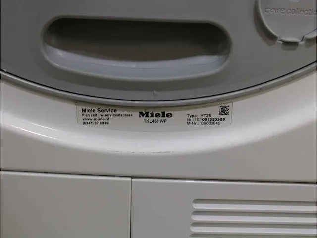 W 1713 softcare system wasmachine & miele t 7744 c softcare system droger - afbeelding 8 van  8