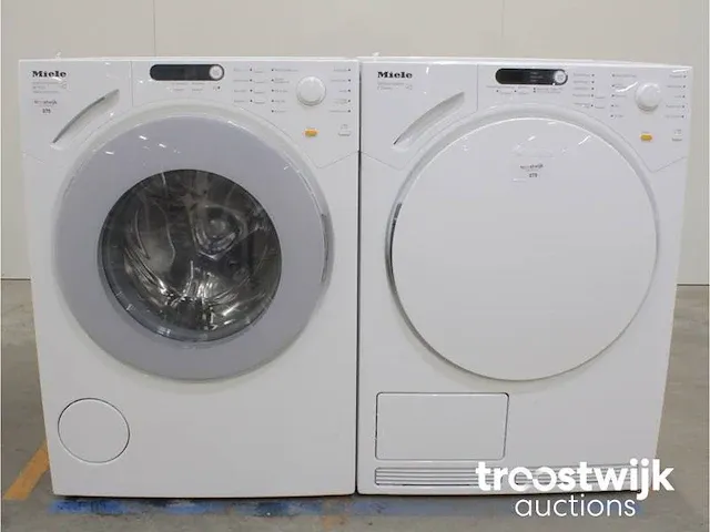 W 1713 softcare system wasmachine & miele t 7744 c softcare system droger - afbeelding 1 van  8