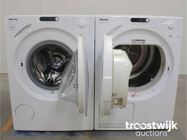 W 1713 softcare system wasmachine & miele t 7744 c softcare system droger - afbeelding 2 van  8