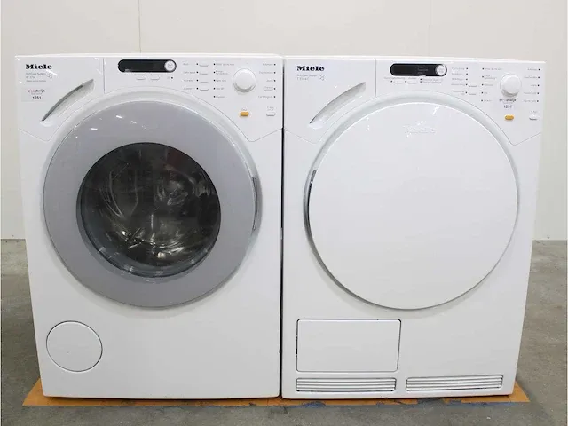 W 1714 softcare system wasmachine & miele t 7744 c softcare system droger - afbeelding 1 van  8