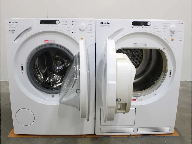 W 1714 softcare system wasmachine & miele t 7744 c softcare system droger - afbeelding 2 van  8