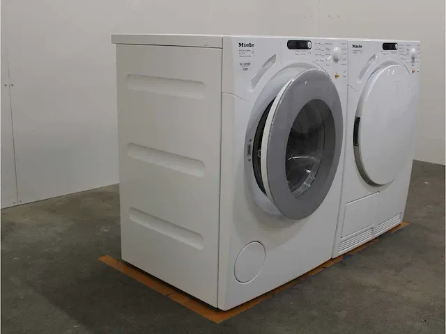 W 1714 softcare system wasmachine & miele t 7744 c softcare system droger - afbeelding 4 van  8