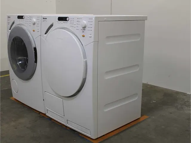 W 1714 softcare system wasmachine & miele t 7744 c softcare system droger - afbeelding 7 van  8