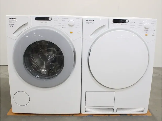 W 1811 softcare system wasmachine & miele t 7744 c softcare system droger - afbeelding 1 van  8