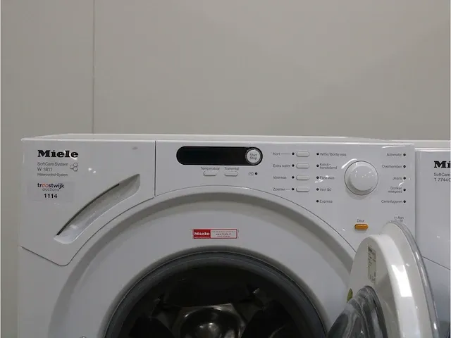 W 1811 softcare system wasmachine & miele t 7744 c softcare system droger - afbeelding 3 van  8