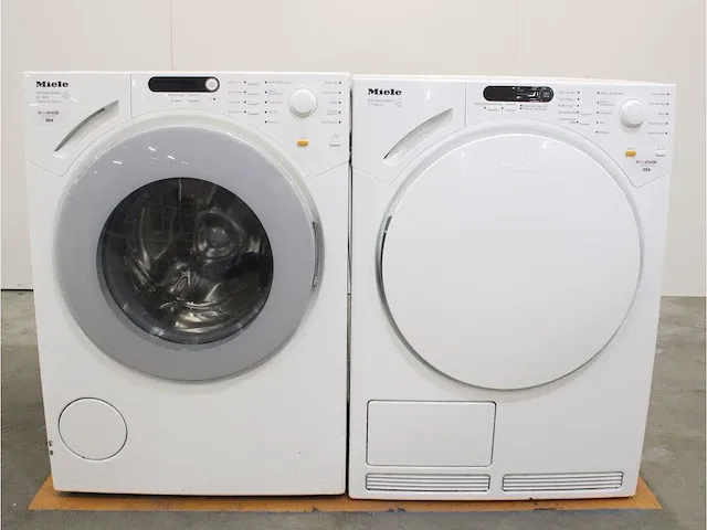W 1812 softcare system wasmachine & miele t 7744 c softcare system droger - afbeelding 1 van  8