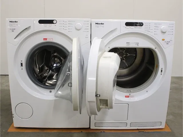 W 1812 softcare system wasmachine & miele t 7744 c softcare system droger - afbeelding 2 van  8