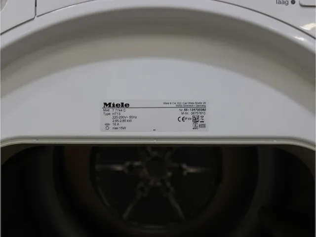 W 1812 softcare system wasmachine & miele t 7744 c softcare system droger - afbeelding 8 van  8