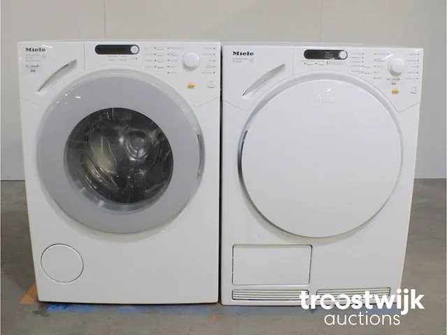 W 1812 softcare system wasmachine & miele t 7744 c softcare system droger - afbeelding 1 van  8