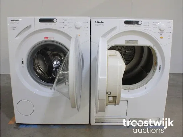 W 1812 softcare system wasmachine & miele t 7744 c softcare system droger - afbeelding 2 van  8