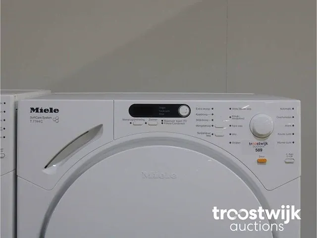 W 1812 softcare system wasmachine & miele t 7744 c softcare system droger - afbeelding 6 van  8