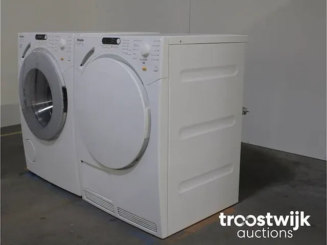 W 1812 softcare system wasmachine & miele t 7744 c softcare system droger - afbeelding 7 van  8