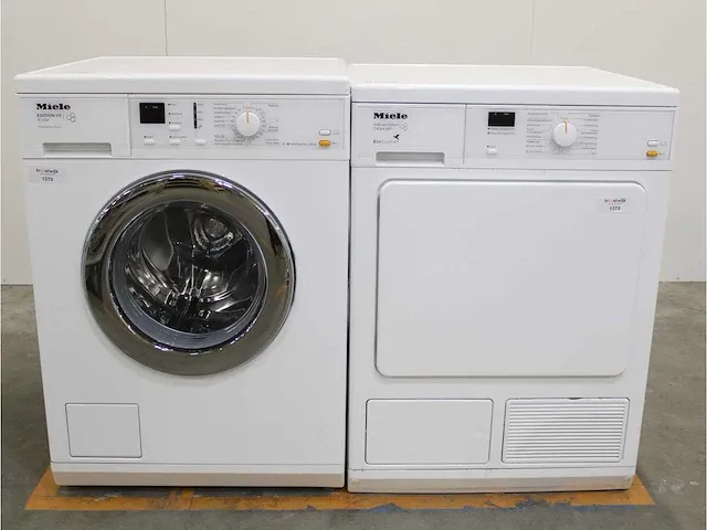 W 3164 edition 111 wasmachine & miele t 8164 wp softcare system ecocomfort droger - afbeelding 1 van  8