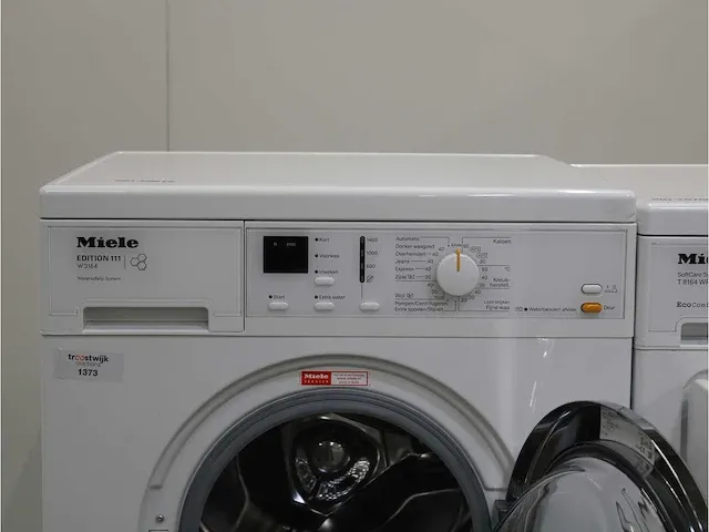 W 3164 edition 111 wasmachine & miele t 8164 wp softcare system ecocomfort droger - afbeelding 3 van  8
