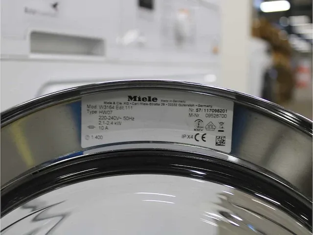 W 3164 edition 111 wasmachine & miele t 8164 wp softcare system ecocomfort droger - afbeelding 5 van  8