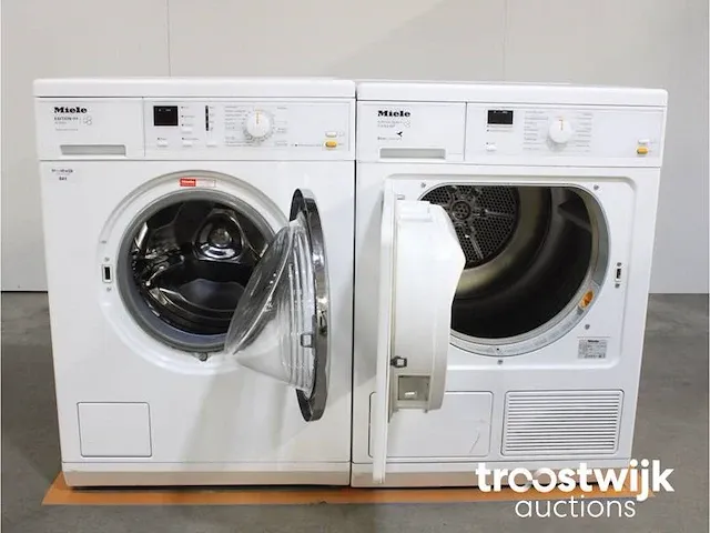 W 3164 edition 111 wasmachine & miele t 8164 wp softcare system ecocomfort droger - afbeelding 2 van  8