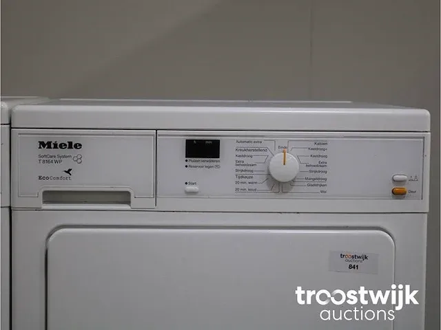 W 3164 edition 111 wasmachine & miele t 8164 wp softcare system ecocomfort droger - afbeelding 6 van  8