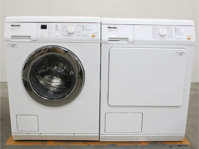 W 3203 softcare system wasmachine & miele t 8400 c softcare system droger - afbeelding 1 van  8