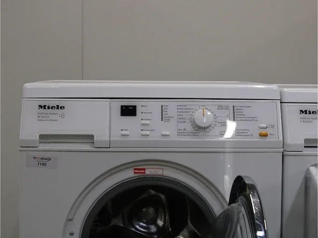 W 3203 softcare system wasmachine & miele t 8400 c softcare system droger - afbeelding 3 van  8