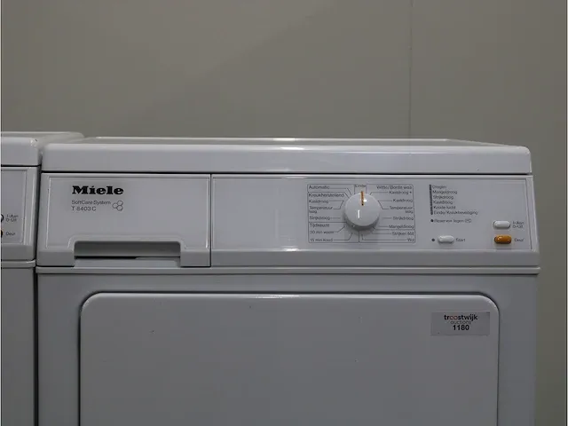 W 3203 softcare system wasmachine & miele t 8400 c softcare system droger - afbeelding 6 van  8