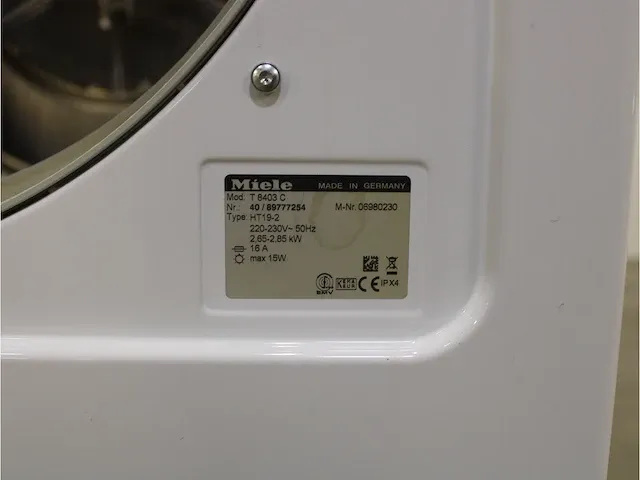 W 3203 softcare system wasmachine & miele t 8400 c softcare system droger - afbeelding 8 van  8