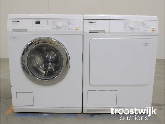 W 3203 softcare system wasmachine & miele t 8403 c softcare system droger - afbeelding 1 van  8