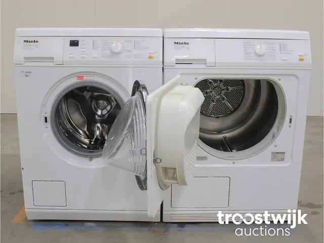 W 3203 softcare system wasmachine & miele t 8403 c softcare system droger - afbeelding 2 van  8