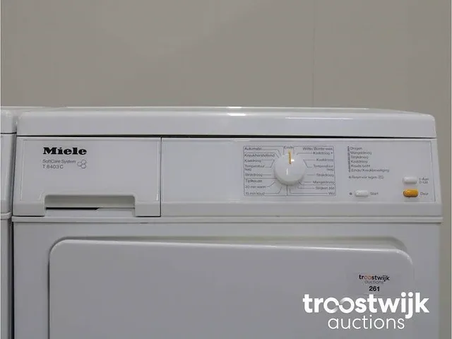 W 3203 softcare system wasmachine & miele t 8403 c softcare system droger - afbeelding 6 van  8