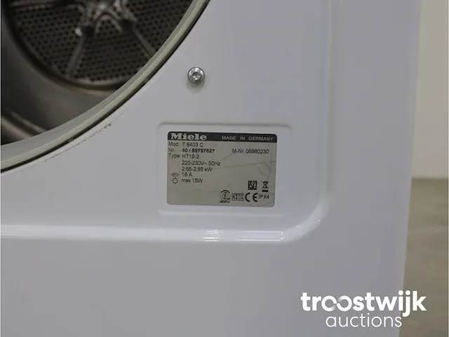 W 3203 softcare system wasmachine & miele t 8403 c softcare system droger - afbeelding 8 van  8