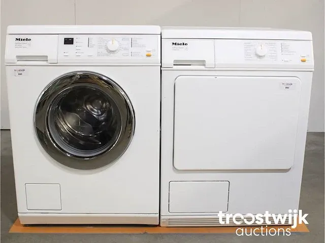 W 3203 softcare system wasmachine & miele t 8403 c softcare system droger - afbeelding 1 van  8