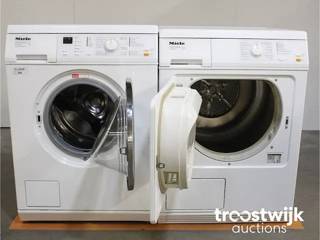 W 3203 softcare system wasmachine & miele t 8403 c softcare system droger - afbeelding 2 van  8