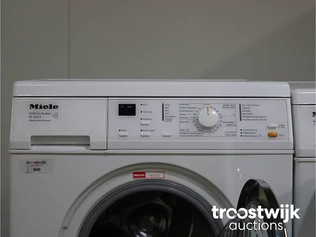 W 3203 softcare system wasmachine & miele t 8403 c softcare system droger - afbeelding 3 van  8
