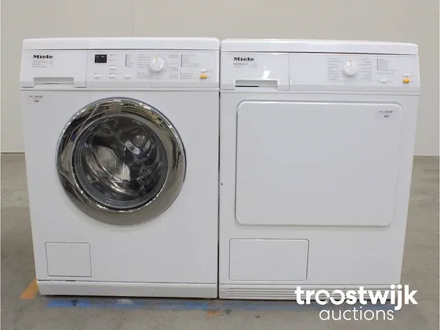 W 3203 softcare system wasmachine & miele t 8813 c edition 111 droger - afbeelding 1 van  8