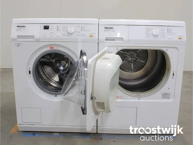W 3203 softcare system wasmachine & miele t 8813 c edition 111 droger - afbeelding 2 van  8