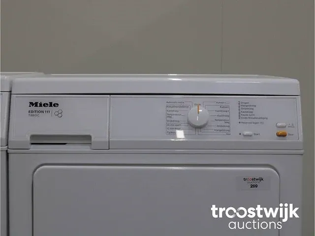 W 3203 softcare system wasmachine & miele t 8813 c edition 111 droger - afbeelding 6 van  8