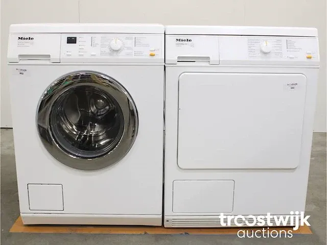 W 3205 softcare system wasmachine & miele t 8813 c edition 111 droger - afbeelding 1 van  8