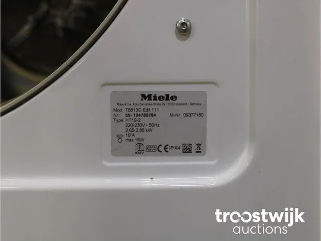 W 3205 softcare system wasmachine & miele t 8813 c edition 111 droger - afbeelding 8 van  8