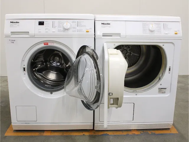 W 3241 softcare system wasmachine & miele t 8403 c softcare system droger - afbeelding 2 van  8