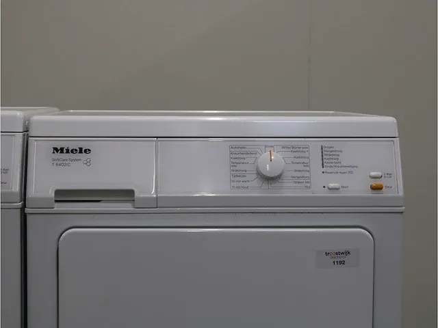 W 3241 softcare system wasmachine & miele t 8403 c softcare system droger - afbeelding 6 van  8