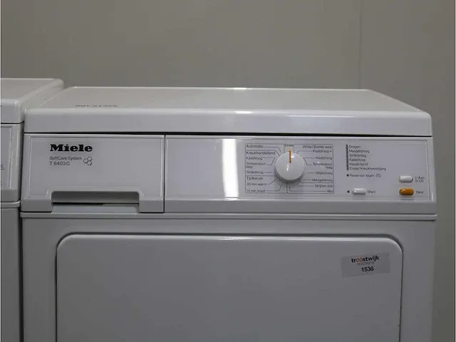 W 3241 softtronic wasmachine & miele t 8403 c softcare system droger - afbeelding 6 van  8